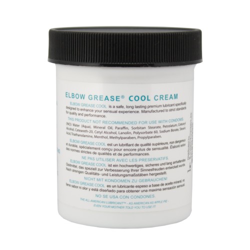 Crema Elbow Grease Cool para Placer Reconfortante