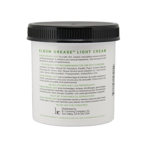 Elbow Grease Light Cream Lubricant