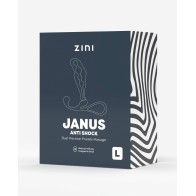 Masajeador Prostático Zini Janus Anti Shock - Grande Negro