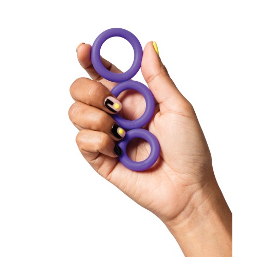 ROMP Remix Trio Penis Ring Set for Ultimate Pleasure