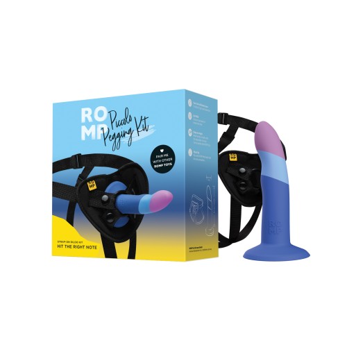 KIT de Dildo Pegging ROMP Piccolo - Azul