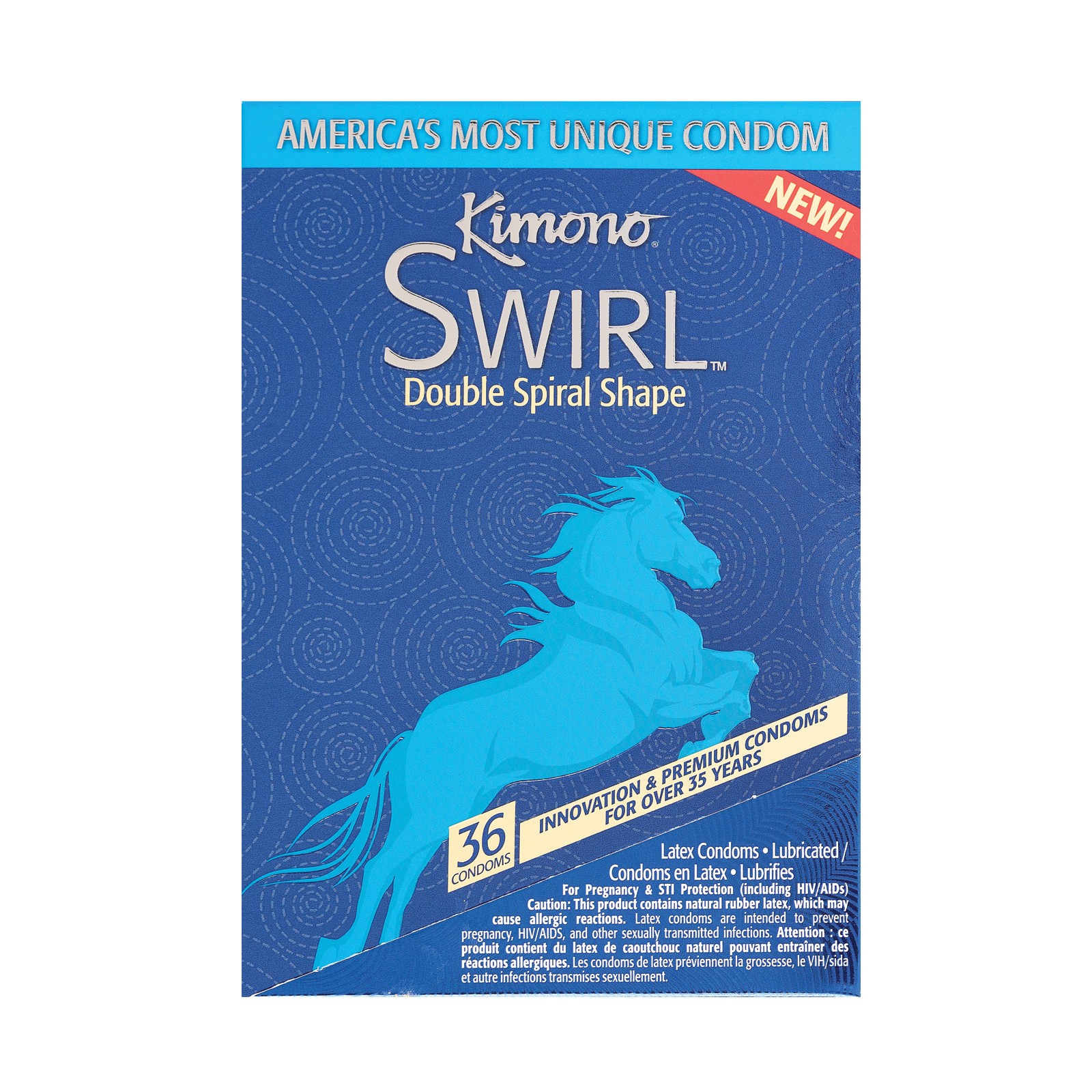 Kimono Swirl Condoms Pack of 36