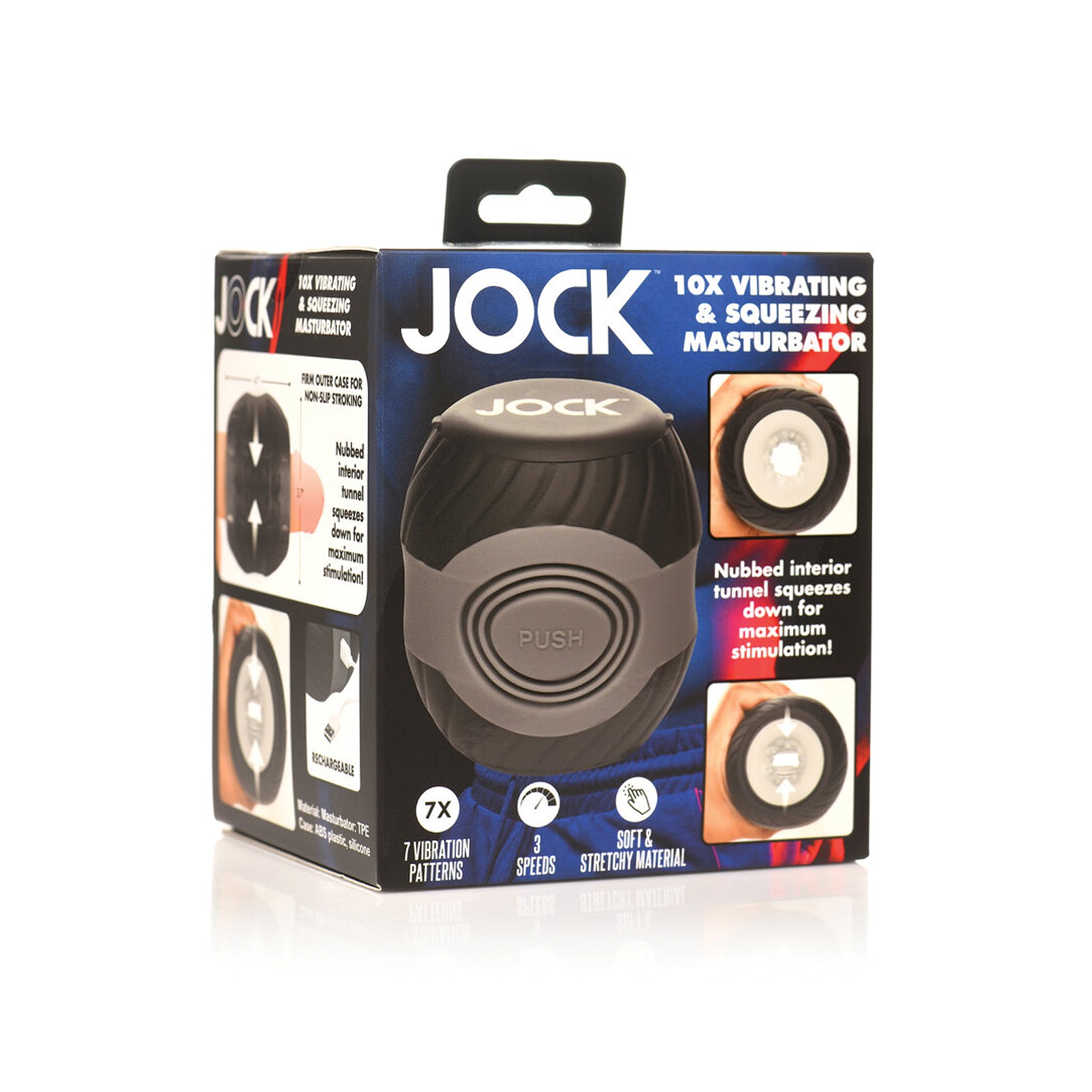 Jock 10x Vibrador Doble Masturbador