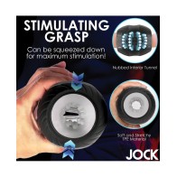 Curve Toys Jock 10x Vibrating Double Masturbator