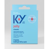 Lubricante K-Y a Base de Agua Pack de 3