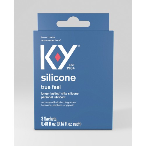 Pack de 3 Lubricantes K-Y Silicone True Feel