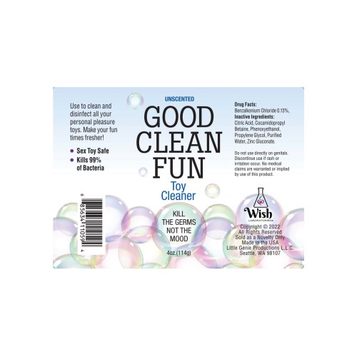 Good Clean Fun Unscented Toy Cleaner