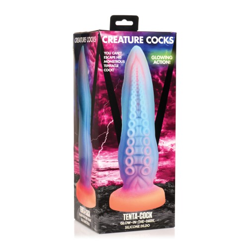 Dildo de Silicona Tenta-Cock Creature Cocks Brilla en la Oscuridad