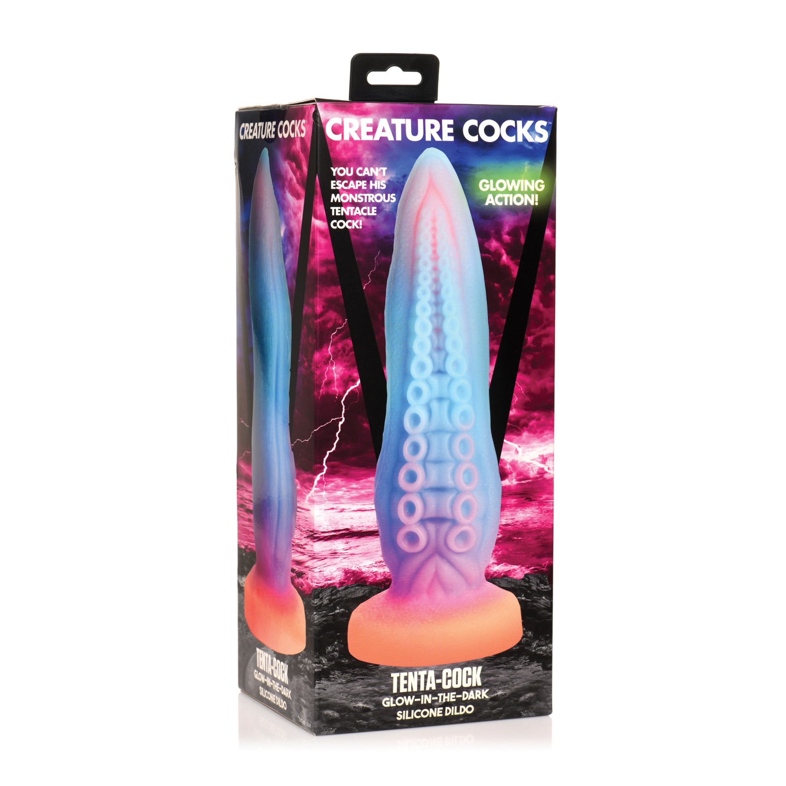 Dildo de Silicona Tenta-Cock Creature Cocks Brilla en la Oscuridad