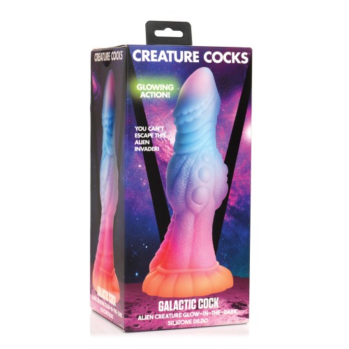 Glow in the Dark Galactic Alien Dildo