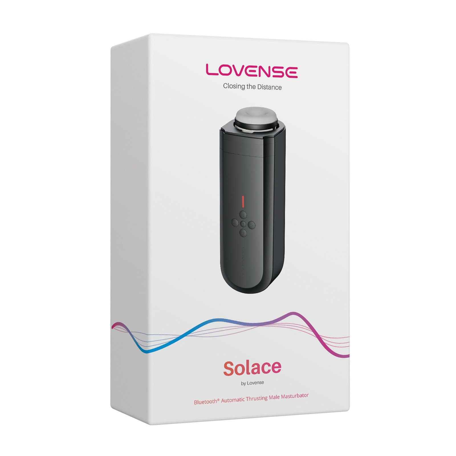 Masturbador con Propulsión Lovense Solace Negro