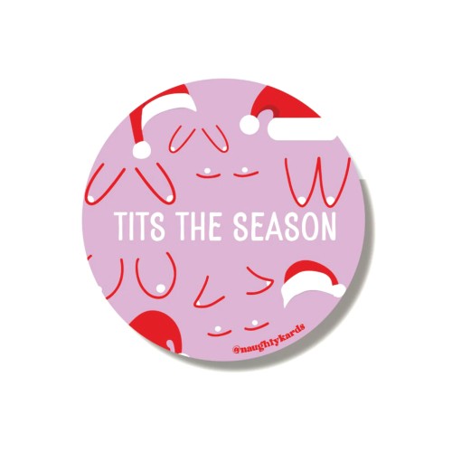 Tits The Season Holiday Sticker Pack - Fun Decorations