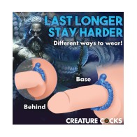 Poseidon's Octo Silicone Cock Ring Blue Creature Cocks