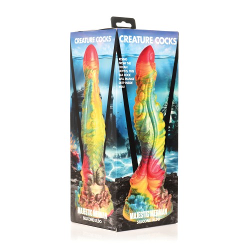 Dildo de Silicona Majestic Merman Multicolor