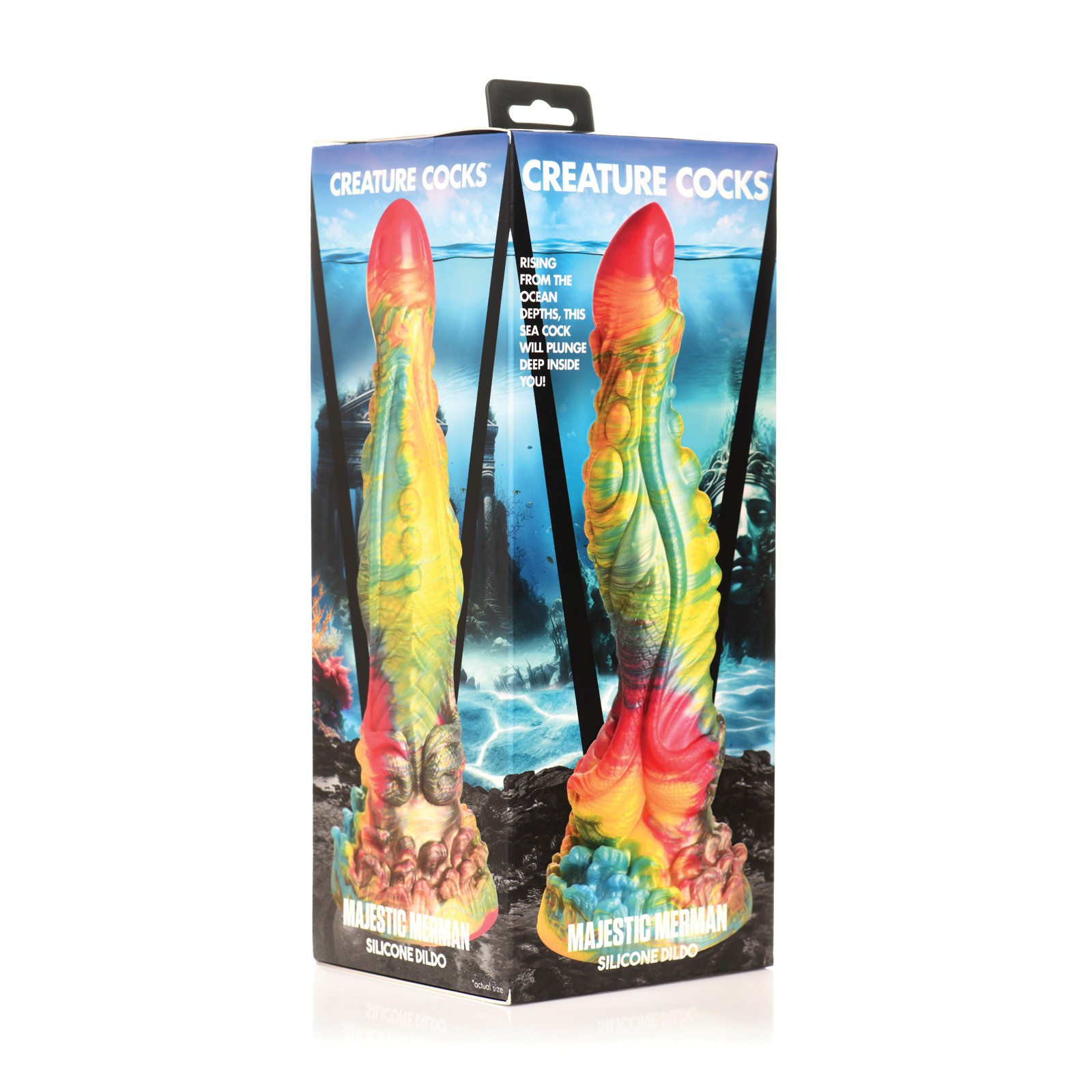 Dildo de Silicona Majestic Merman Multicolor