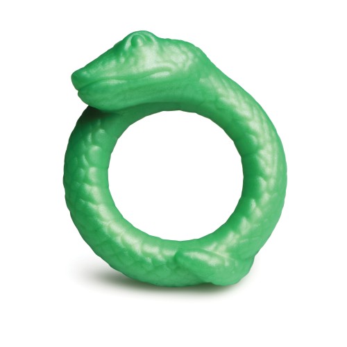 Creature Cocks Serpentine Silicone Cock Ring Green