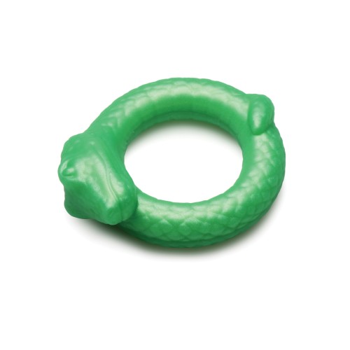 Anillo de Silicona Serpentino Creature Cocks Verde