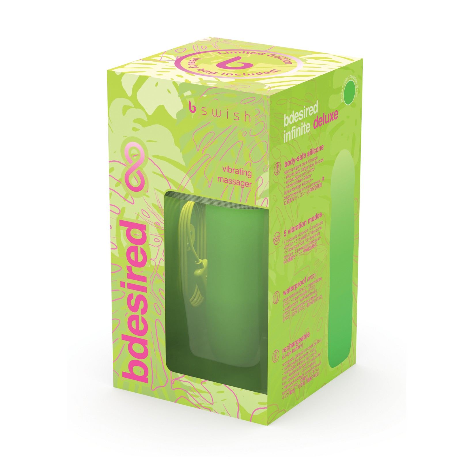 Vibrador Bdesired Infinite Deluxe Paraíso Verde