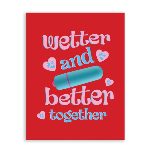 Naughty Greeting Card with Rock Candy Vibrator for Valentine's Day