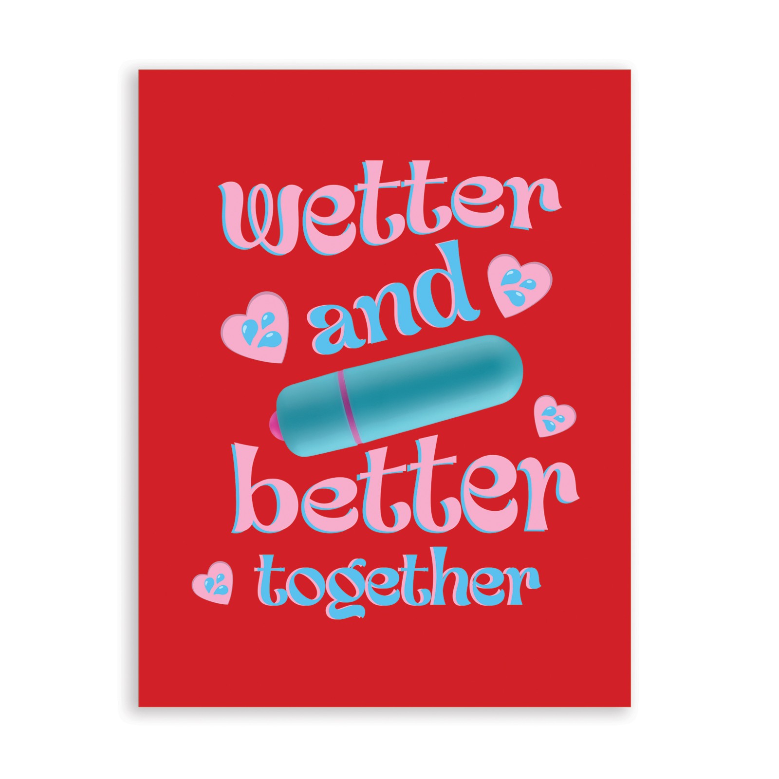 Naughty Greeting Card with Rock Candy Vibrator for Valentine's Day