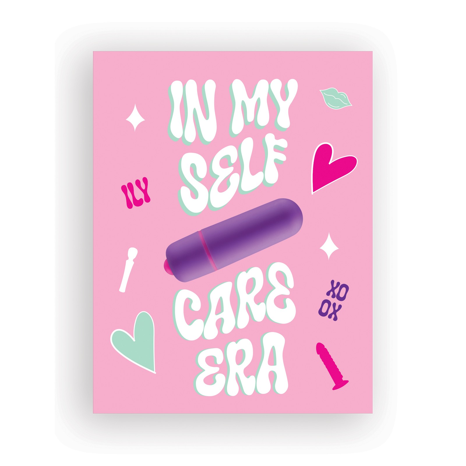 Naughty Greeting Card with Vibrator and Wipes