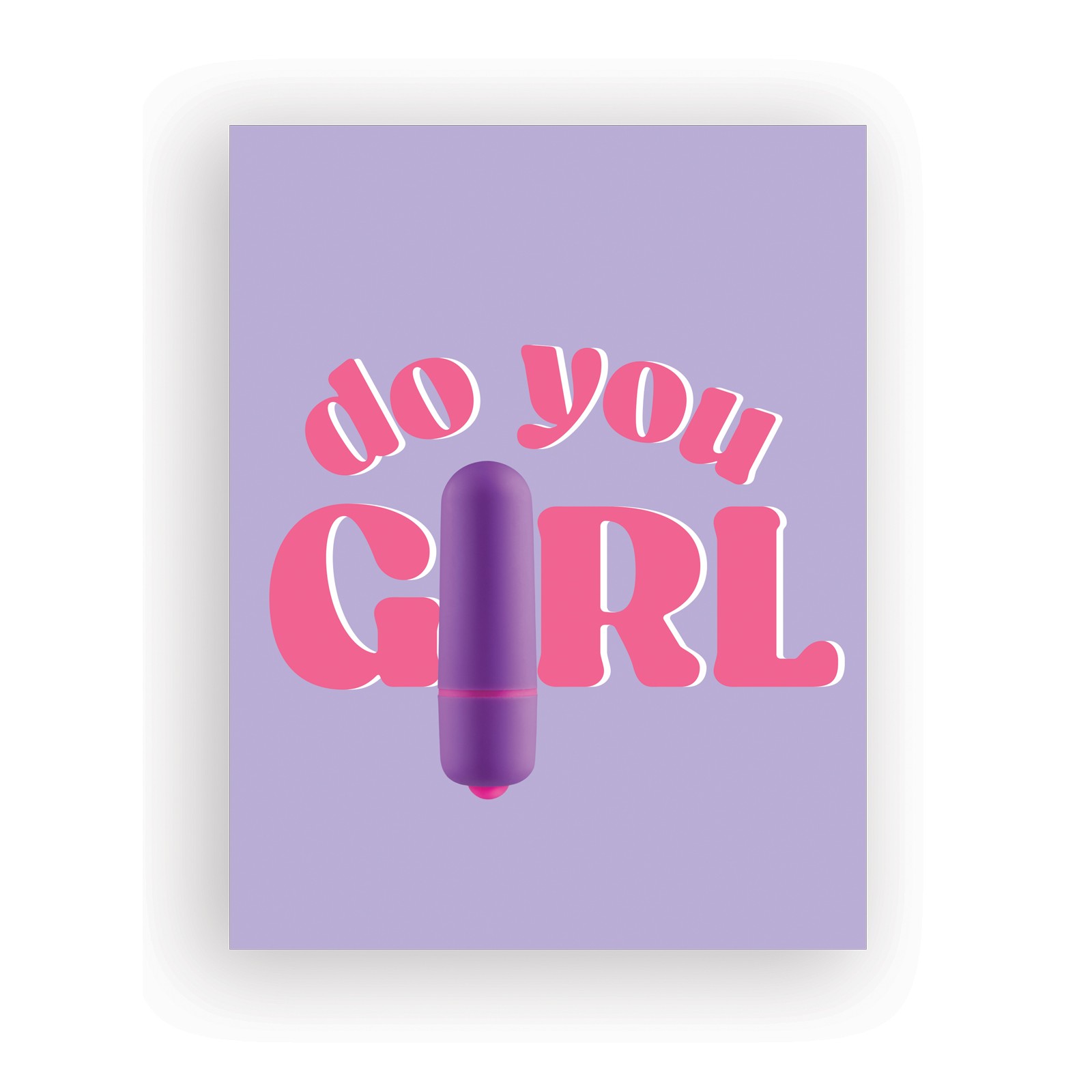 Do You Girl Naughty Greeting Card with Vibrator - Flirty Fun