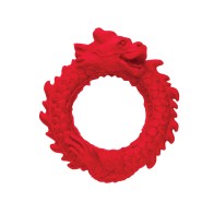 Red Dragon Silicone Cock Ring for Enhanced Pleasure