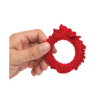 Red Dragon Silicone Cock Ring for Enhanced Pleasure