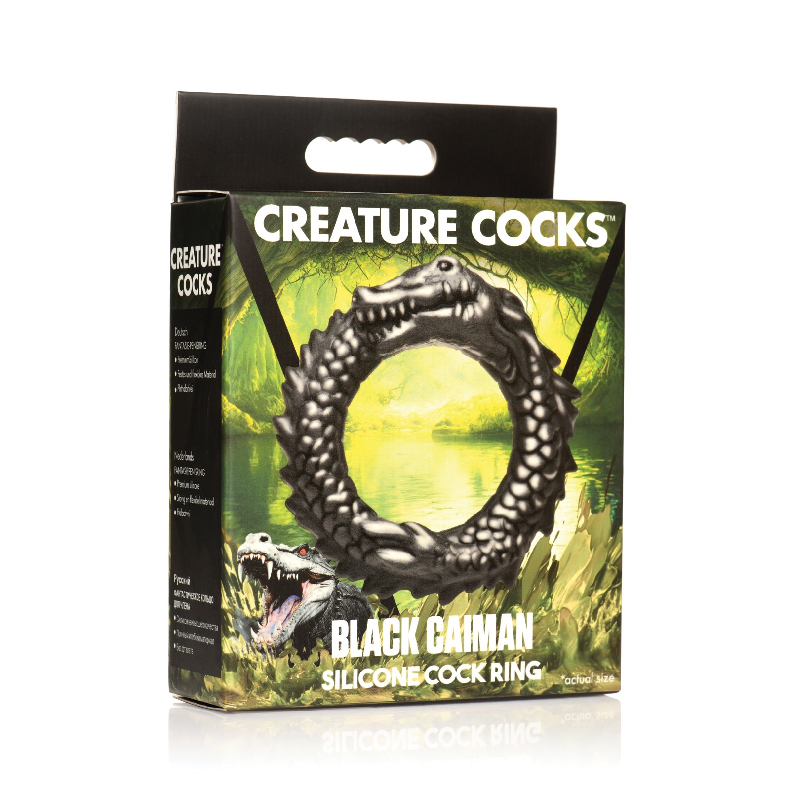 Creature Cocks Caiman Silicone Cock Ring - Enhance Pleasure