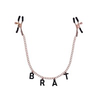 Brat Charmed Nipple Clamps