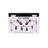 Brat Charmed Nipple Clamps