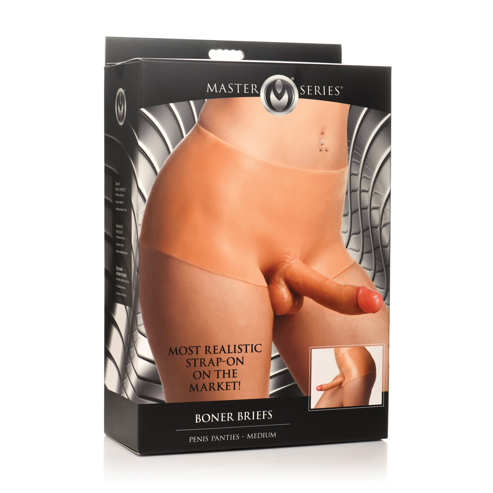 Master Series Panties para Pene Talla Mediana Clara