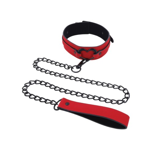 Sex & Mischief Amor Collar and Leash for Passionate Play