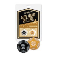 Juego de Dados Do or Dare Guys Night Out - Negro