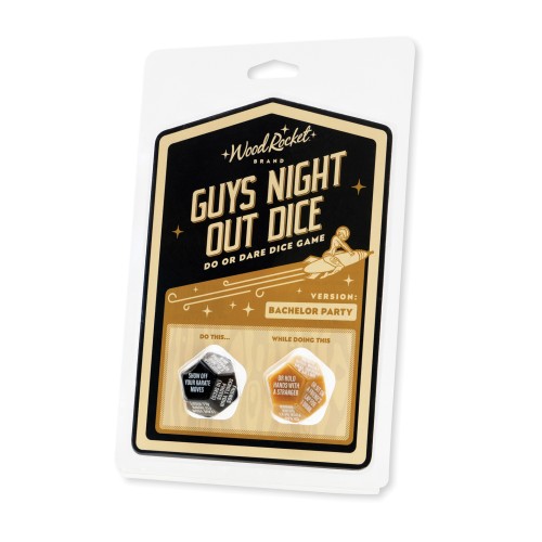 Juego de Dados Do or Dare Guys Night Out - Negro