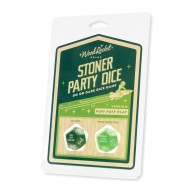 Wood Rocket Stoner Party Dice Game - Green