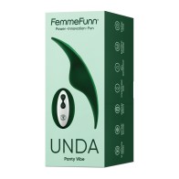 Vibrador de Panty Funn Unda Thin Verde Oscuro