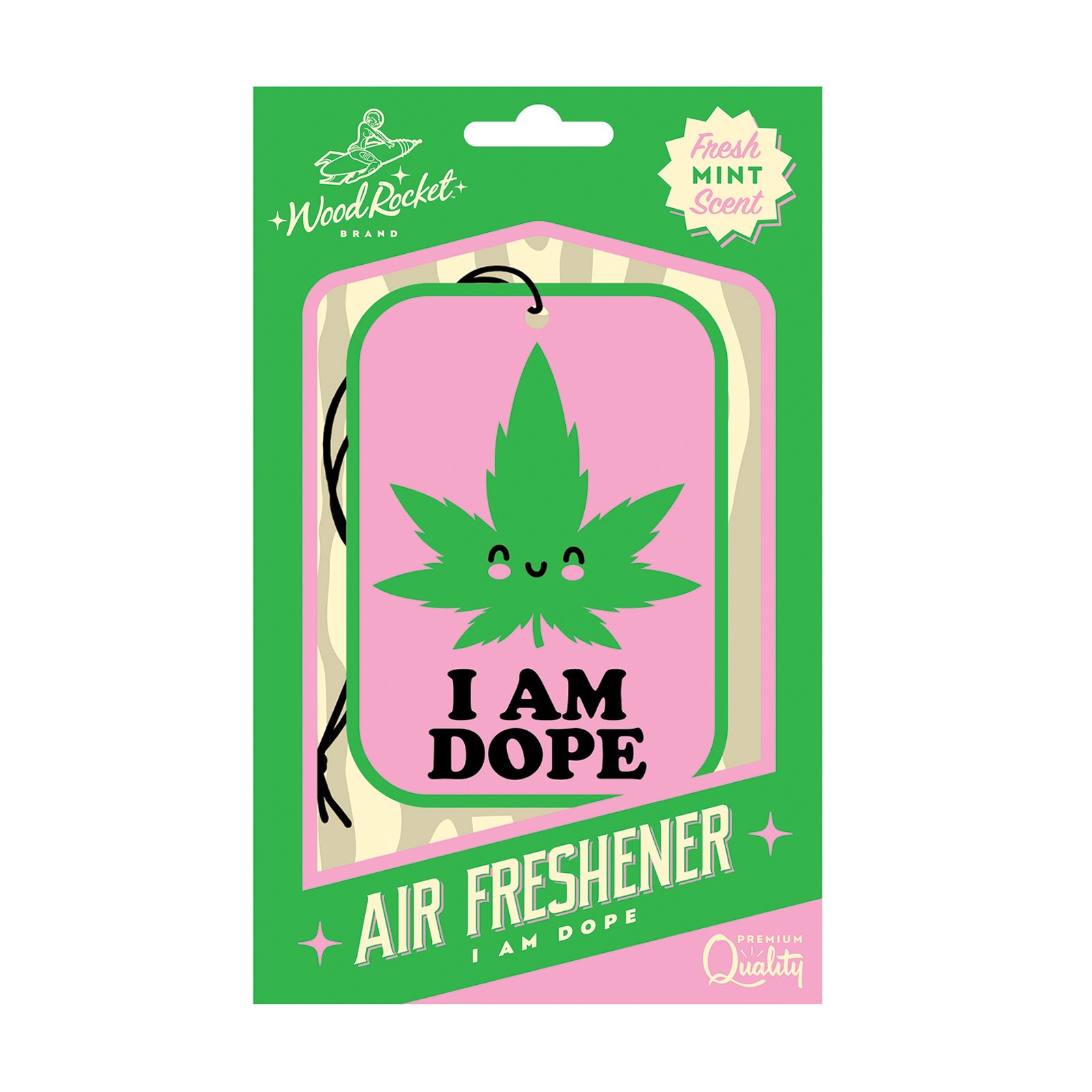 Wood Rocket I Am Dope Air Freshener - Mint Freshness