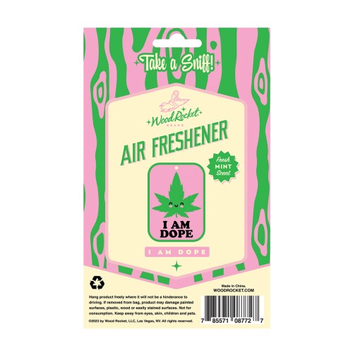 Ambientador Wood Rocket I Am Dope - Frescura a Menta