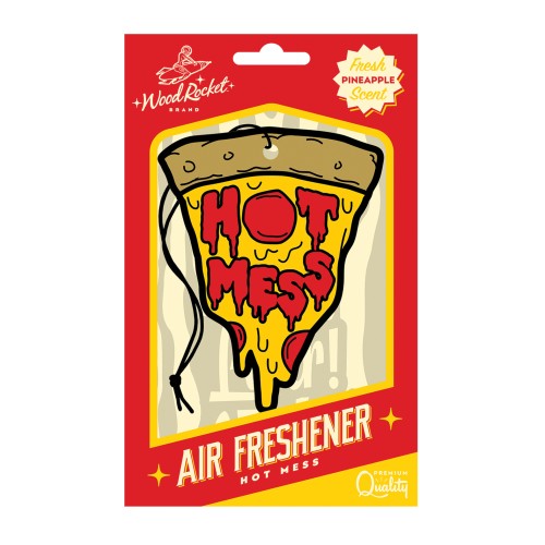 Wood Rocket Hot Mess Air Freshener Pineapple