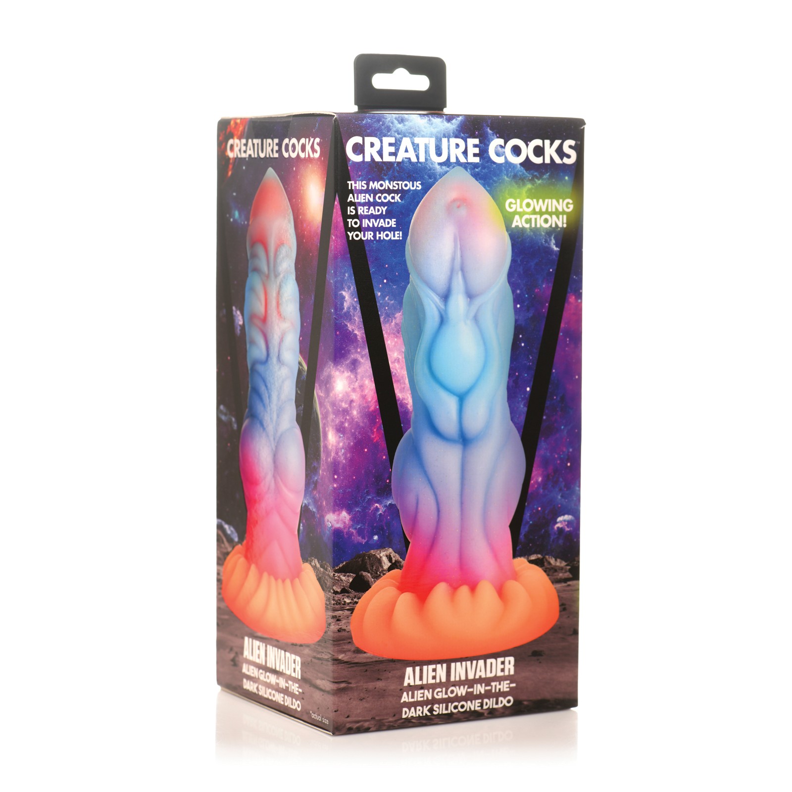 Dildo Alienígena que Brilla en la Oscuridad Creature Cocks