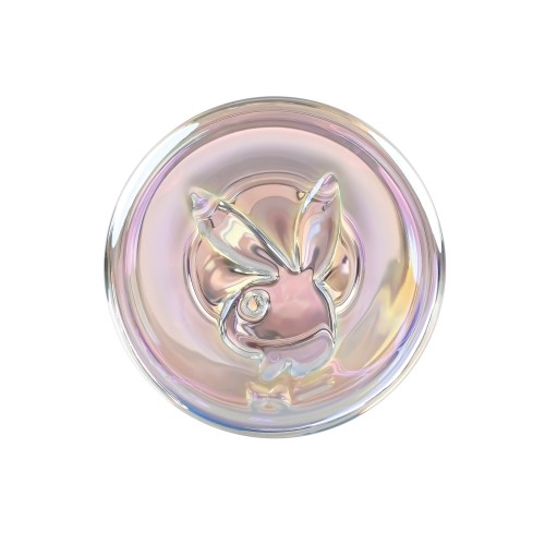 Plug Anal de Bolitas Playboy Jewels Transparente para Placer Intenso