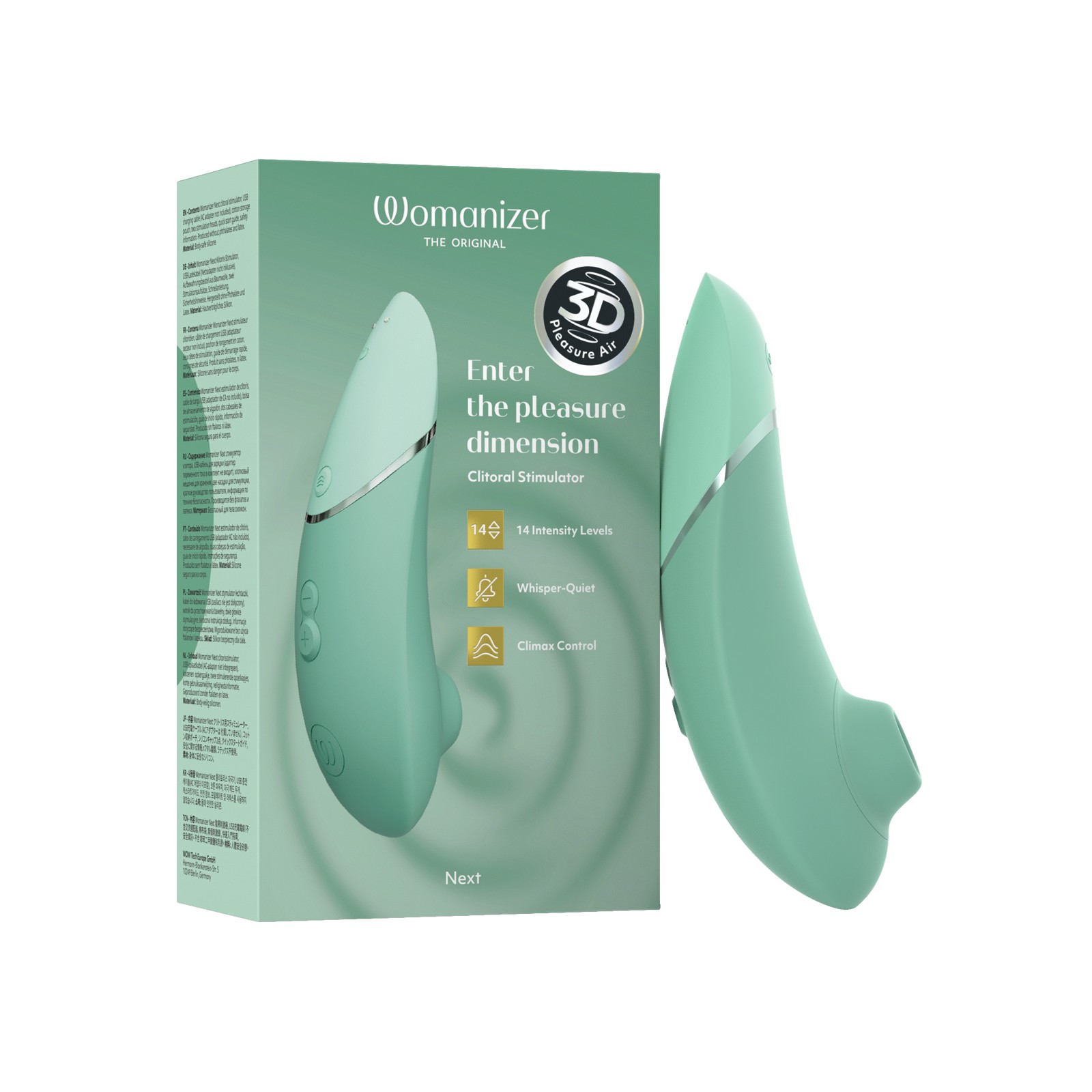 Womanizer Next 3D Control de Clímax Air Salvia