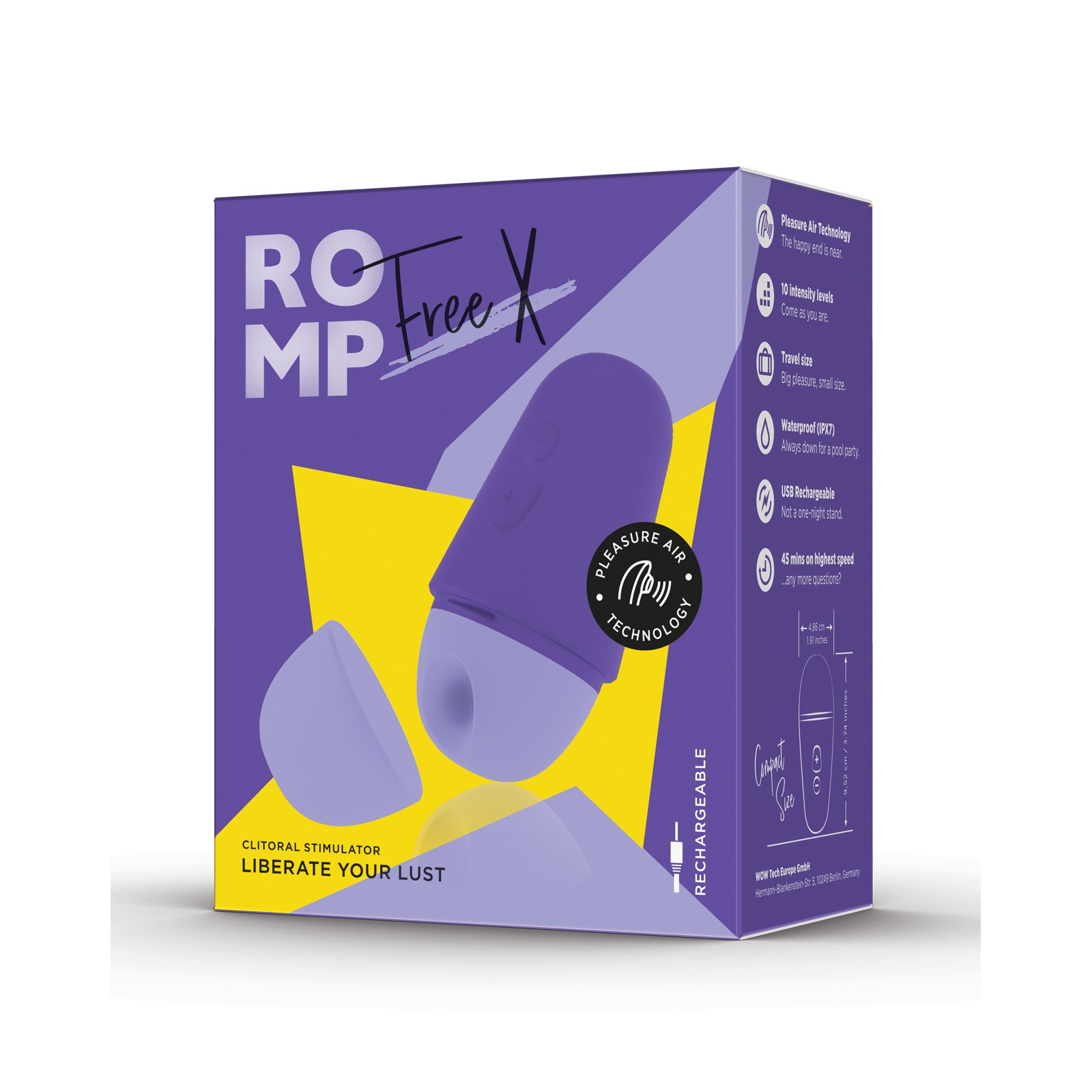 ROMP Free X Clitoral Vibrator - Purple