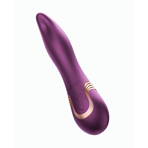 Fling Tongue-like Oral Licking Vibrator Purple