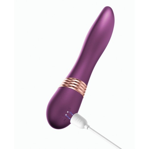 Fling Tongue-like Oral Licking Vibrator Purple