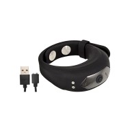 Cockpower Adjustable Belt Ring Black for Enhanced Pleasure