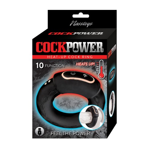 Cockpower Heat up Cock Ring Black