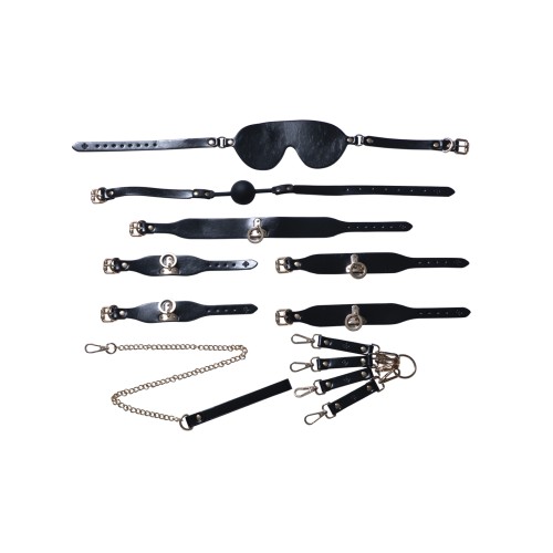 Kit BDSM Kinky Play Box 5 Piezas Negro