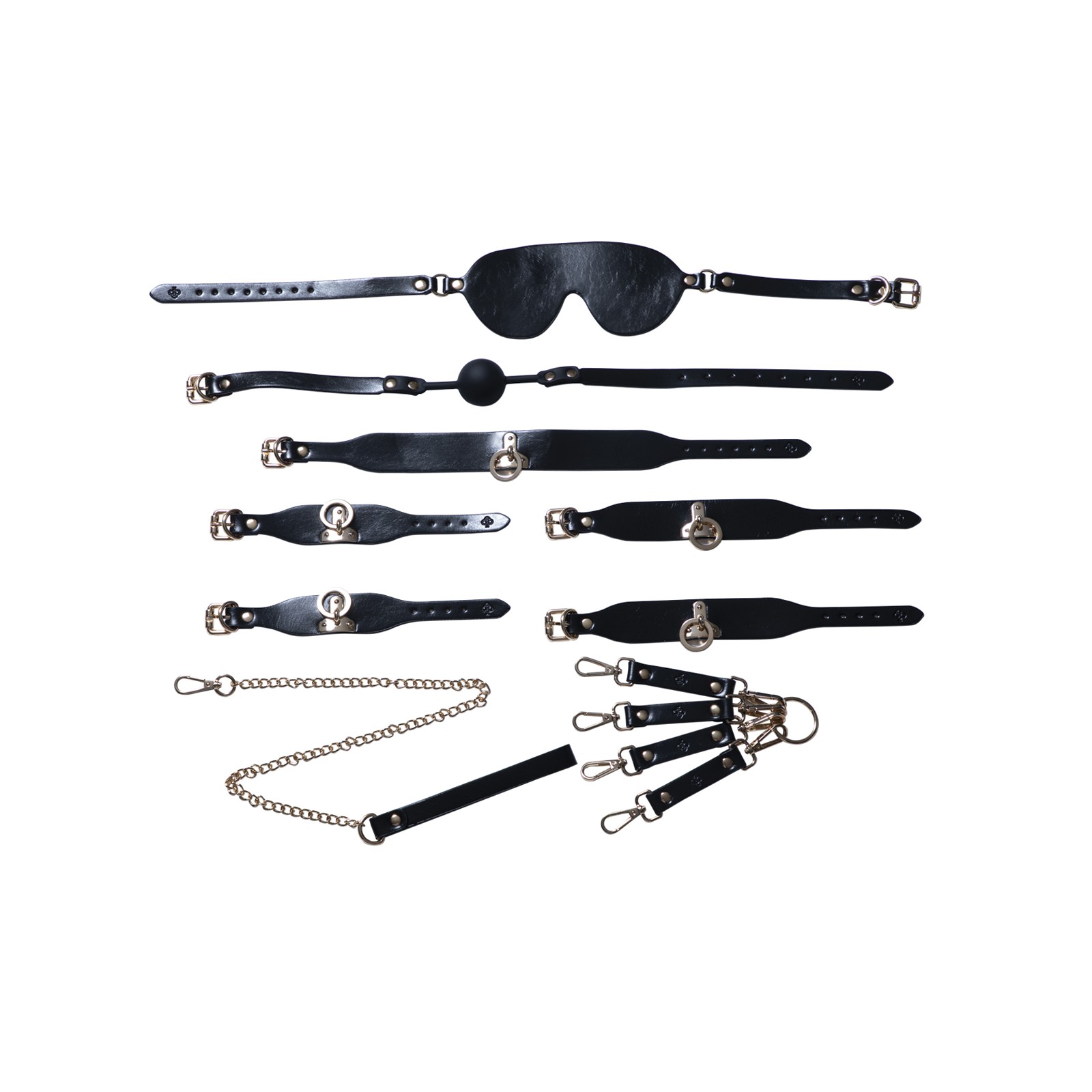 Kinky Play Box 5 Piece BDSM Set Black